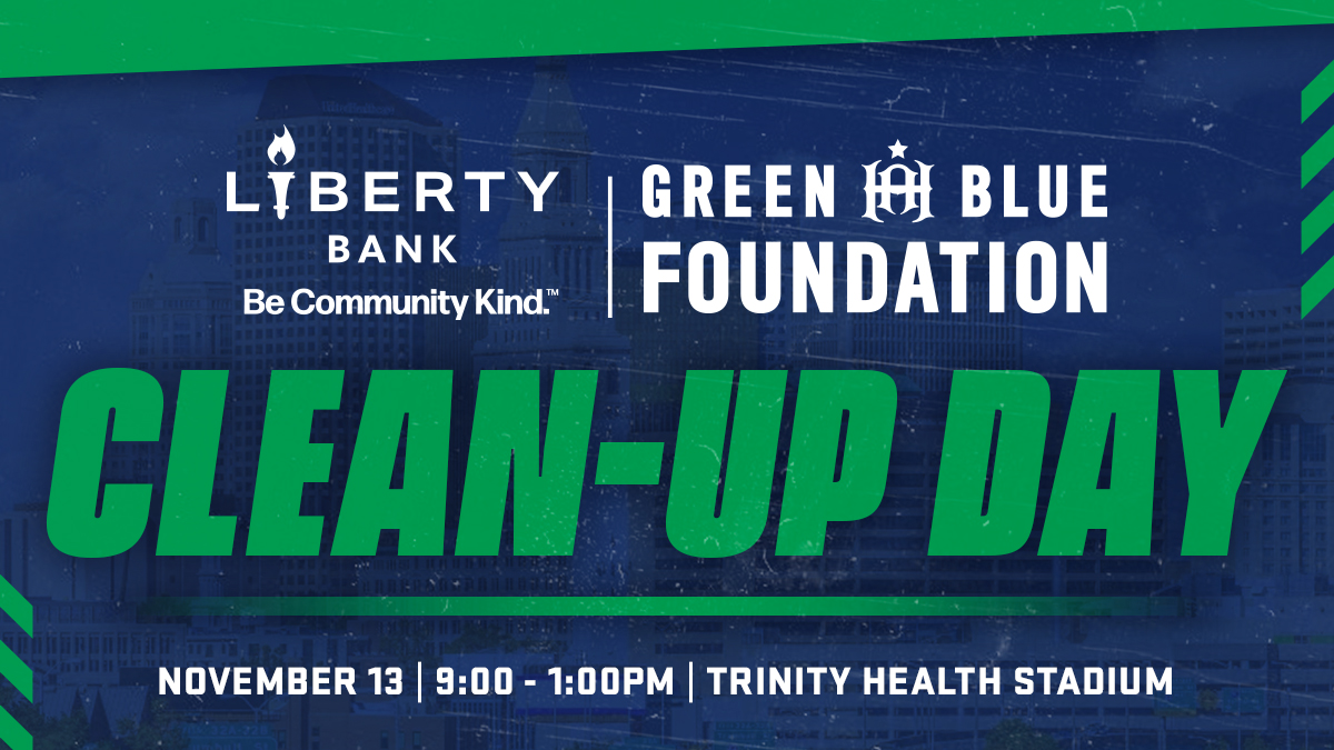 Hartford Athletic’s Green & Blue Foundation and Liberty Bank Team Up to Clean Up Hartford featured image