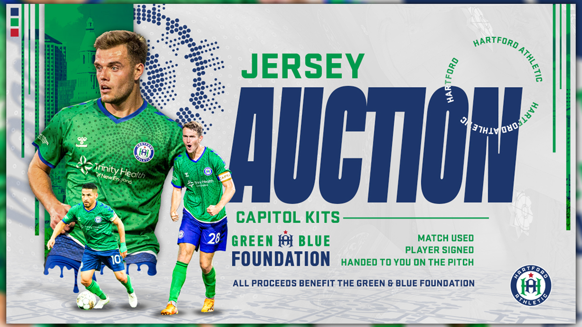 Hartford Athletic Introduce "Jerseys off our Backs" Auction to Benefit