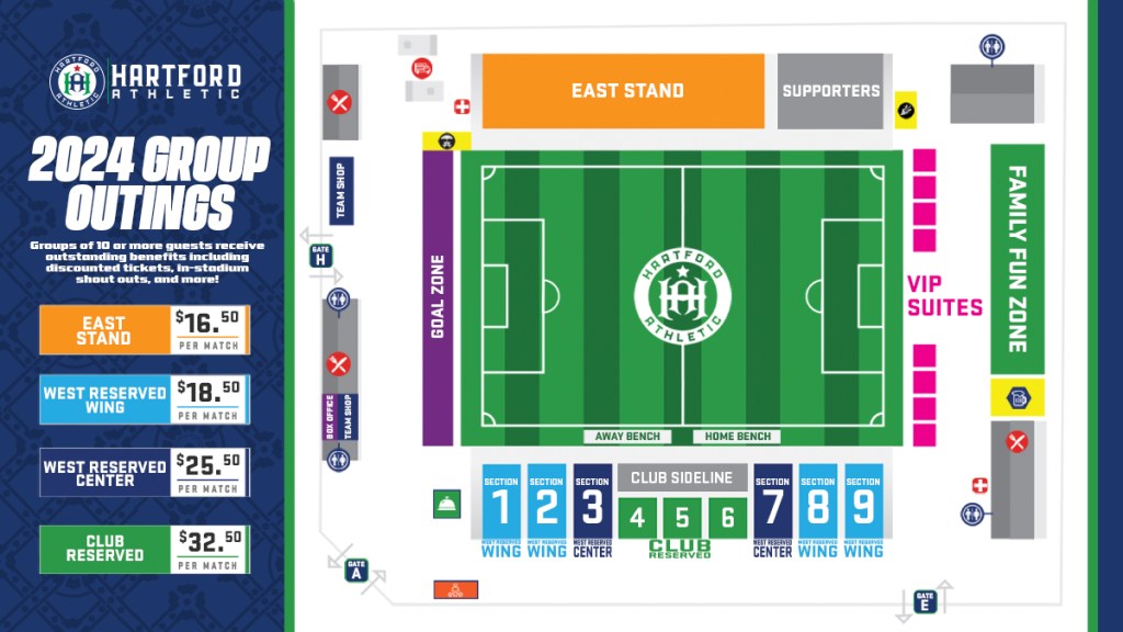 Trinity Health Stadium graphic for Hartford Athletic pricing 