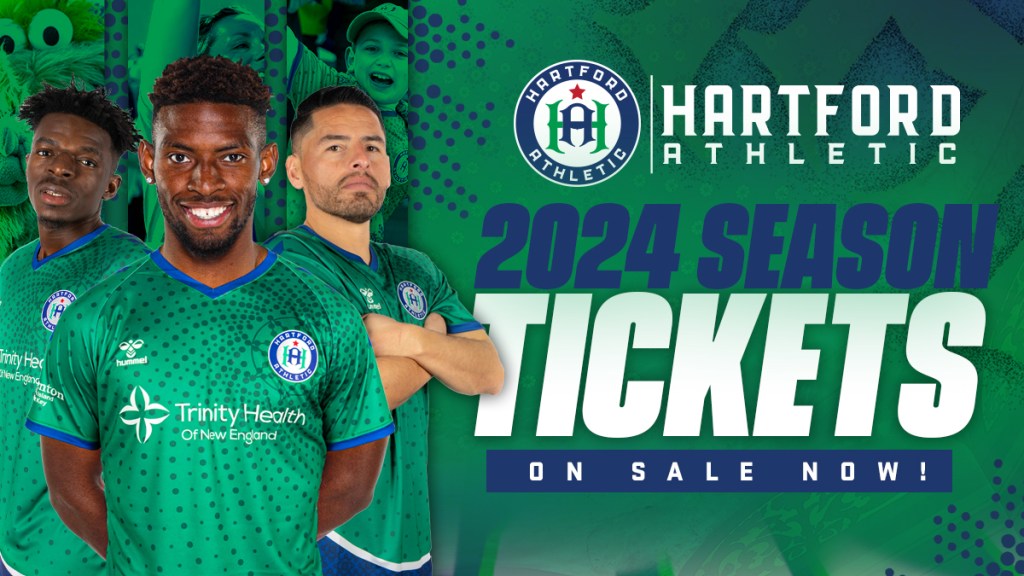 Hartford Athletic Season Tickets on sale now graphic 