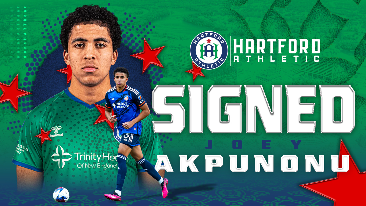 Hartford Athletic Acquire Defender Joey Akpunonu on Loan From FC Cincinnati featured image