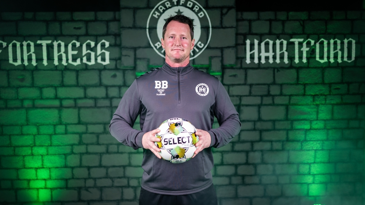 Hartford Athletic’s Brendan Burke Named USL Championship Coach of the Month for August featured image