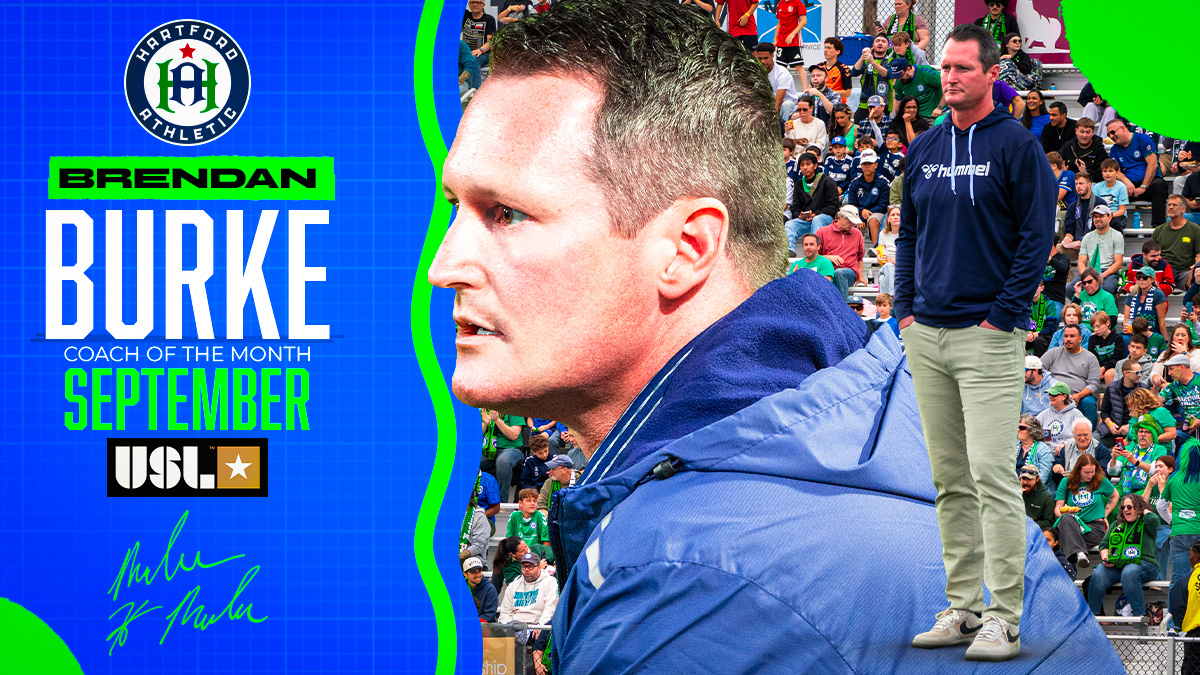 Burke Named USL Championship Coach of the Month for September featured image